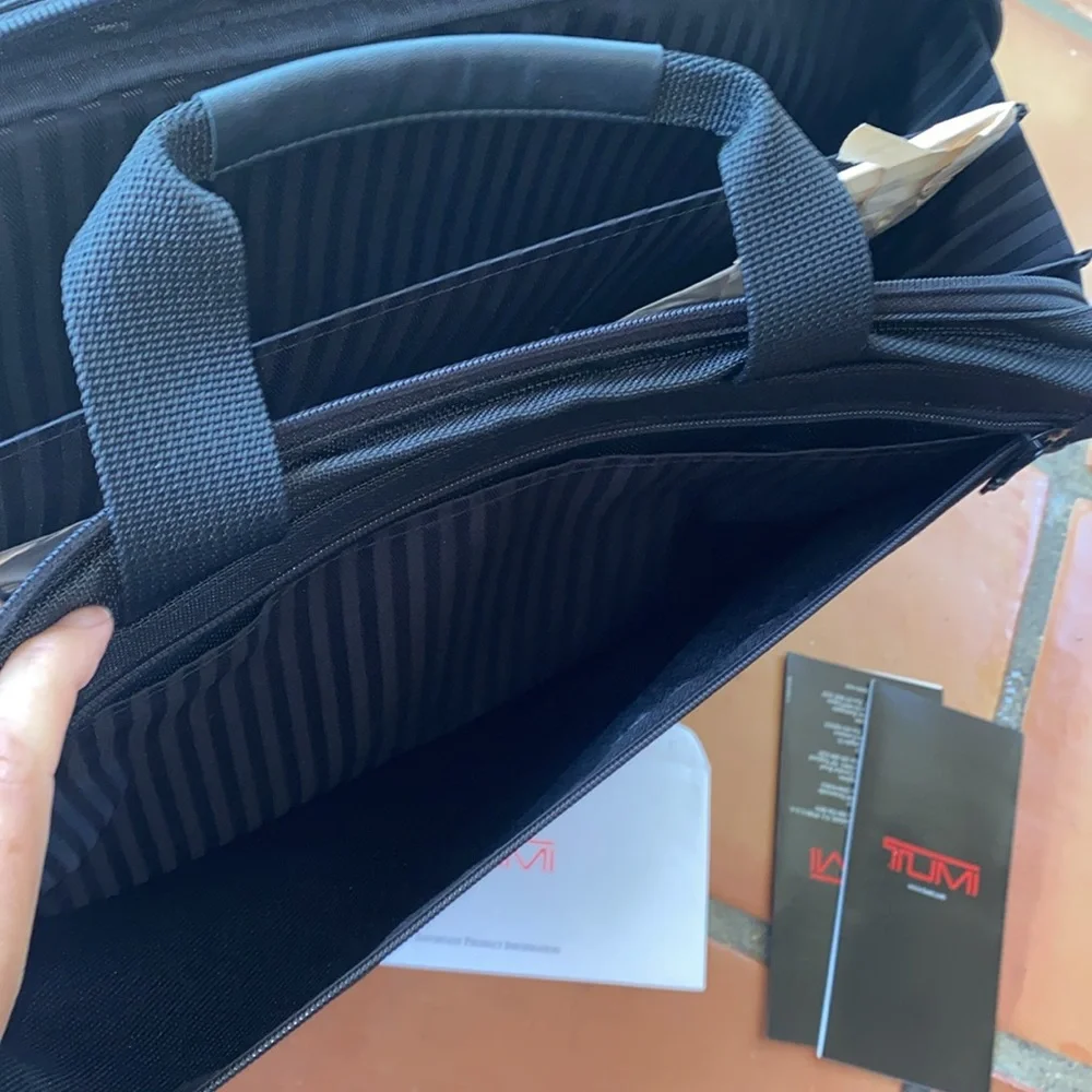 Tumi Safecase Deluxe Organizer Computer Brief